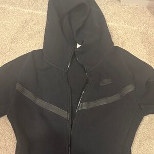 Nike Tech Black Full-Zip Hoodie